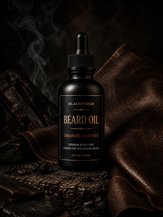 Smoked Leather | Luxury Leather Beard Oil