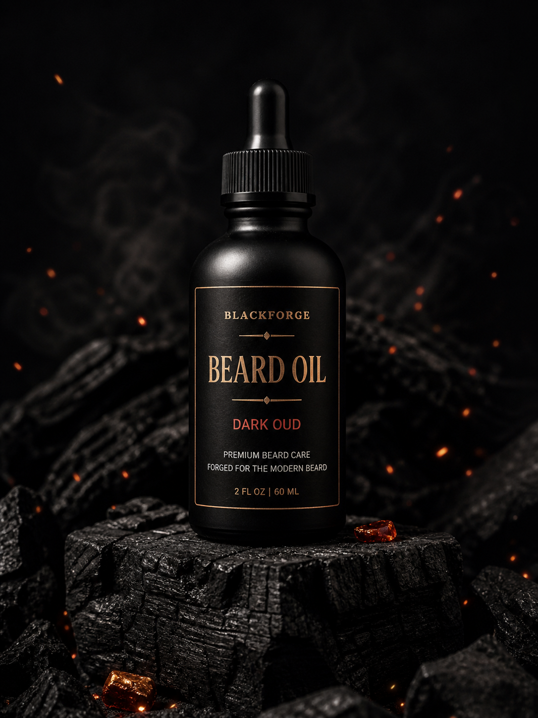 Dark Oud | Charred Wood Beard Oil