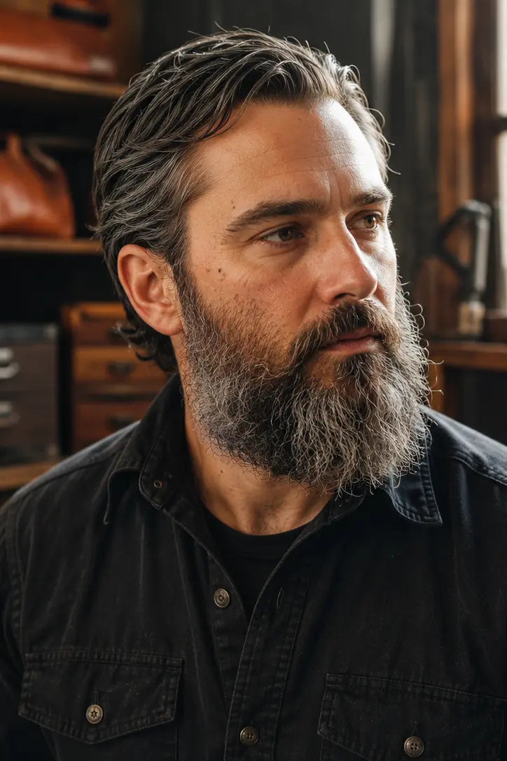 Smoked Leather grooming concept before
